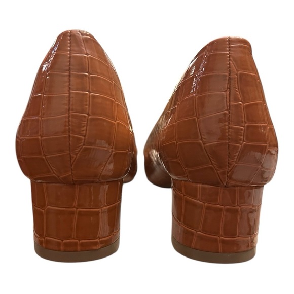 Benassal Bunion Orthopedic Brown Dress Block Heel Pumps Sophia Sensitive Feet - Picture 8 of 11